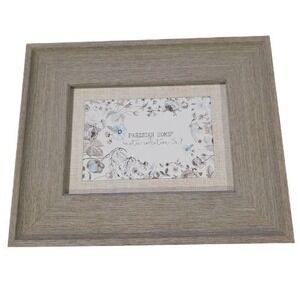 Parisian Home Rustic Collection 5x7 Photo Frame Driftwood Grey Wood Coastal Boho